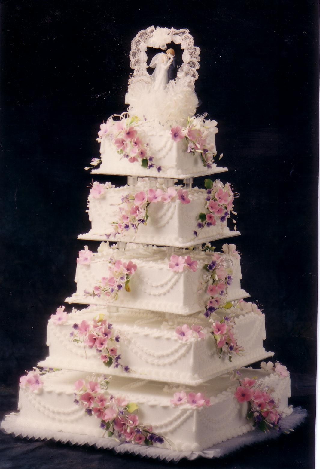 Ideas for wedding cake tiers